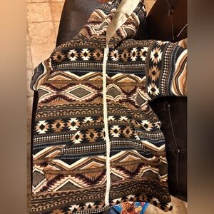 Aztec Patterned Hoodie